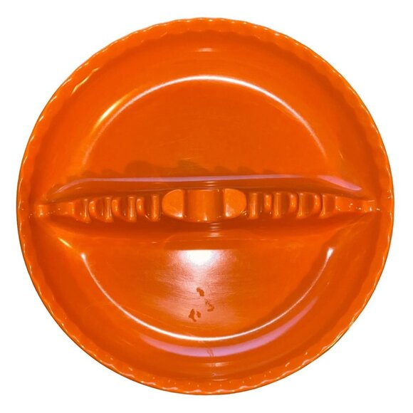Vintage Dale Chemical Co. Orange Divided Serving Dish - Picture 1 of 8